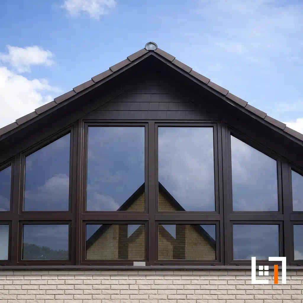 Glasfront Dachgiebel